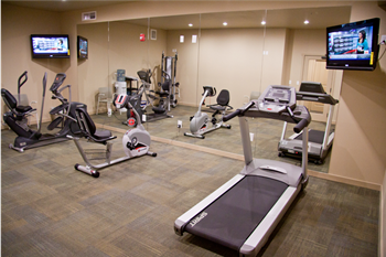 Theater, library, pub, craft room, fitness room, hair salon, community garden, walking path